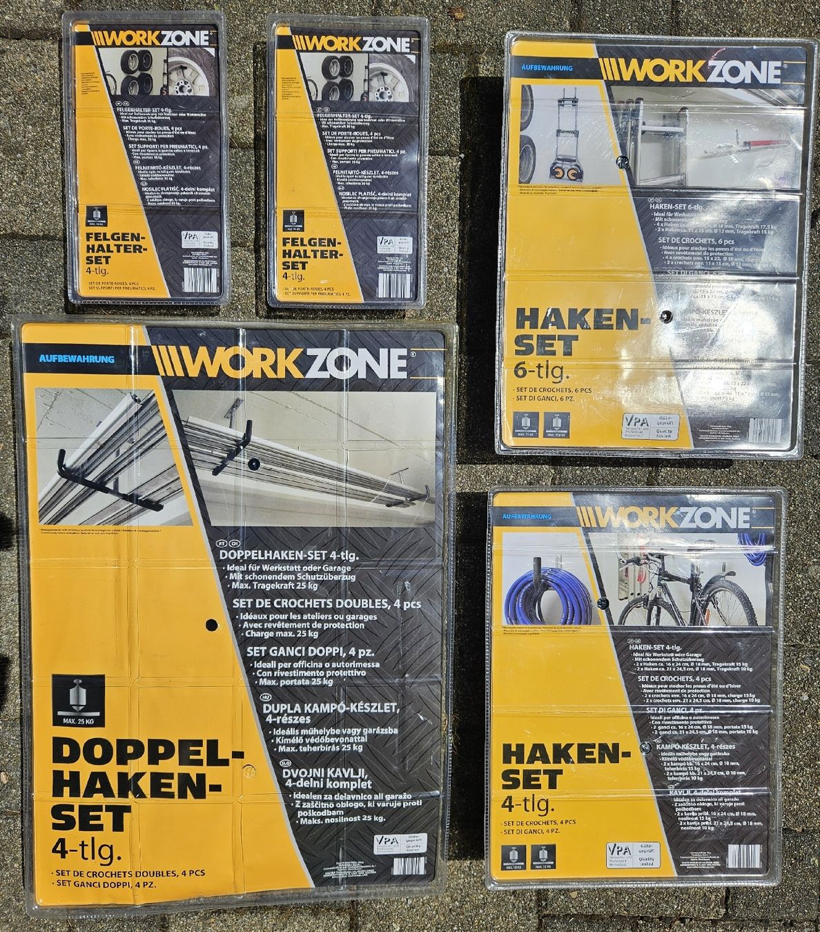 Eisenwaren: WORKZONE Haken 5 Set - Orginalverpackt Neu! – Neu und originalverpackt aus Ottikon b.Kemptthal von Jigsaw1 1