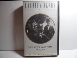 VHS  LAUREL  & HARDY  Zwei Ritten nach Texas