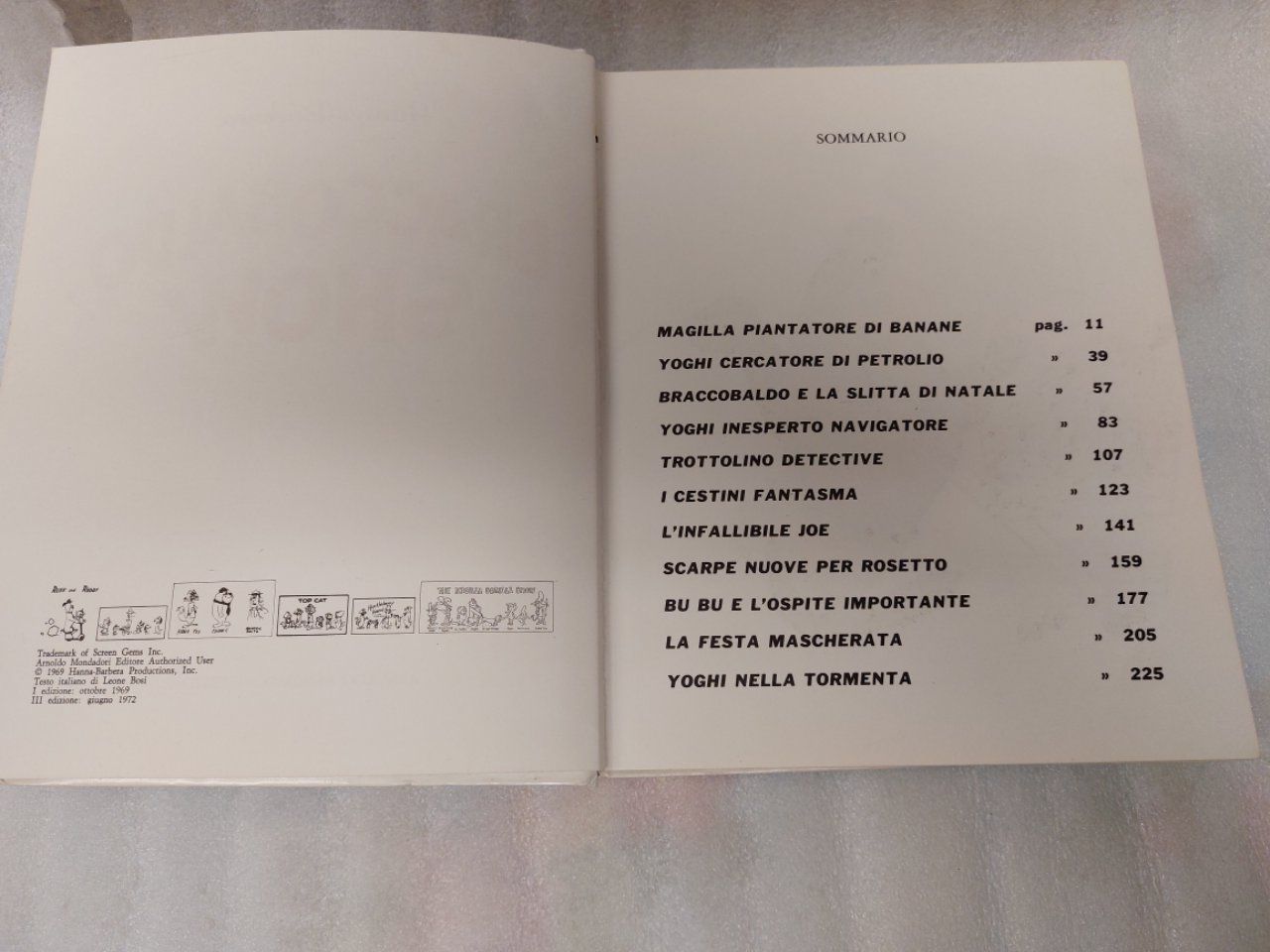 Livres: Braccobaldo Show - Libro per Bambini - 3° ed. 1972 – D'occasion à Pambio Noranco par Pol69 1