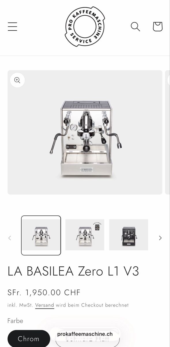 Kaffeemaschinen & Espressomaschinen: La Basilea Zero L1 Espresso Machine – Gebraucht aus Winterthur von b0bek 1