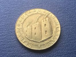200 Lire Gedenkmünze San Marino 1992