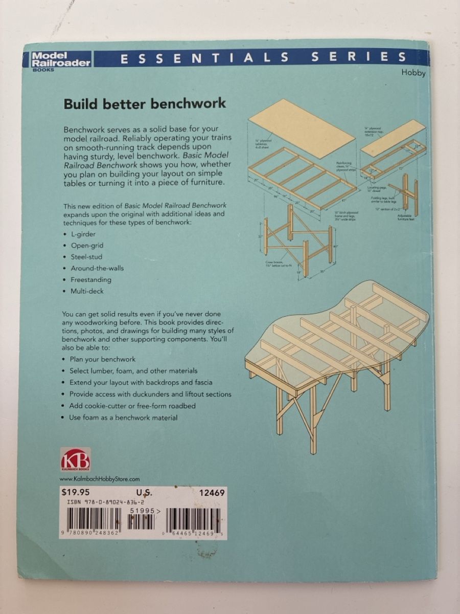 Livres: Basic Model Railroad Benchwork – D'occasion à Lucens par metaD 3