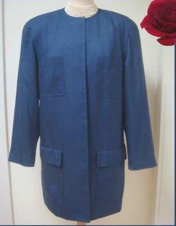 Niendorf - Jacke / Blazer - 100% Seide - blau - Grösse 40