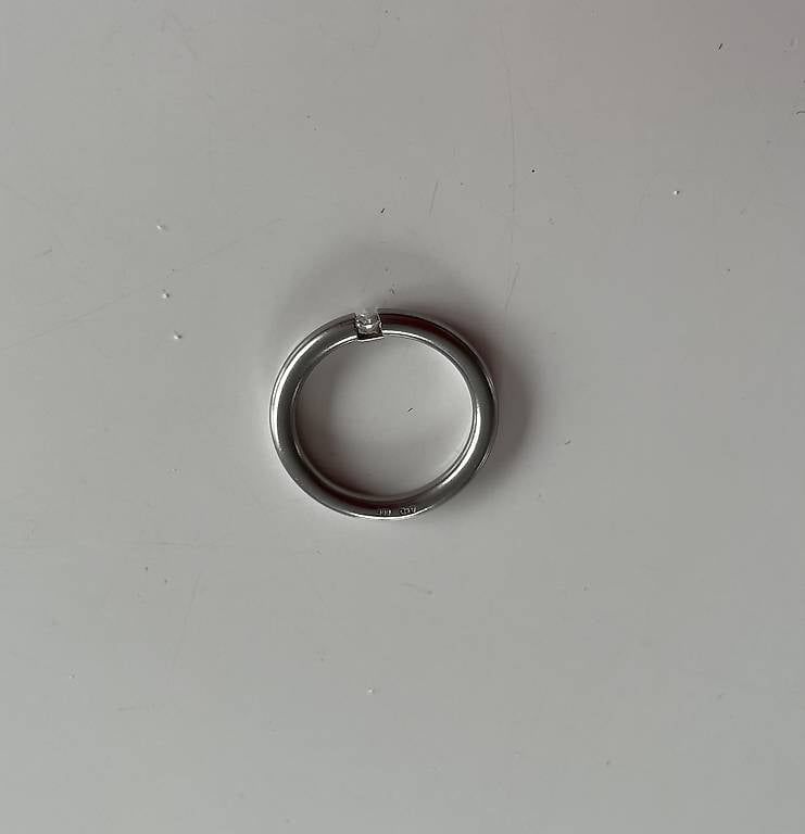 Anelli: Edelstahlring mit Zirkonia – Usato da Ostermundigen venduto da Pehido22