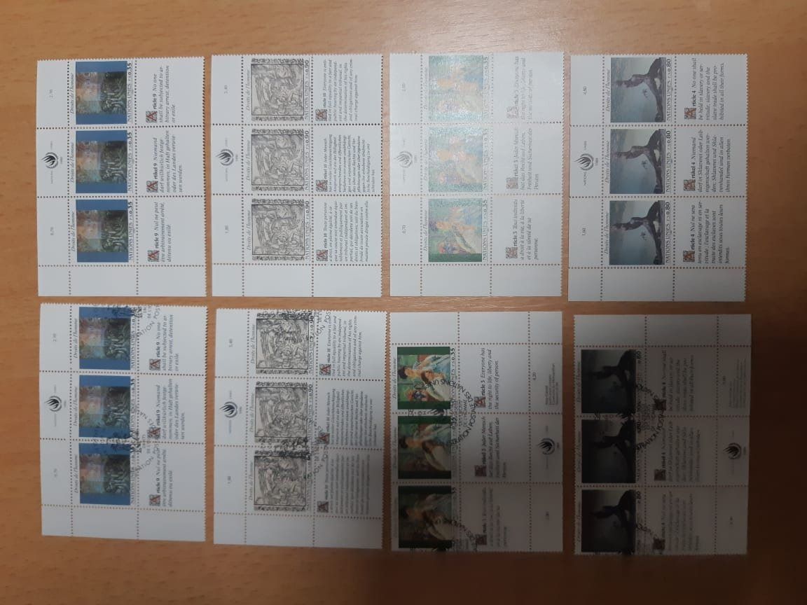 Album: Briefmarken,  Vereinte Nationen – Usato da Dulliken venduto da Airliner2 5