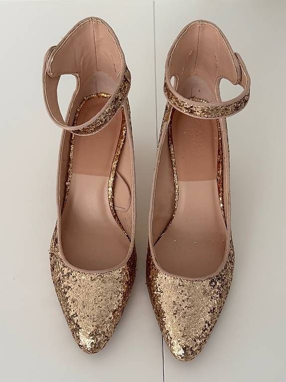 Zara Scarpe da donna: Goldene Glitzer Riemchen Pumps Gr. 37 – Usato da Zürich venduto da ebr_595v 3
