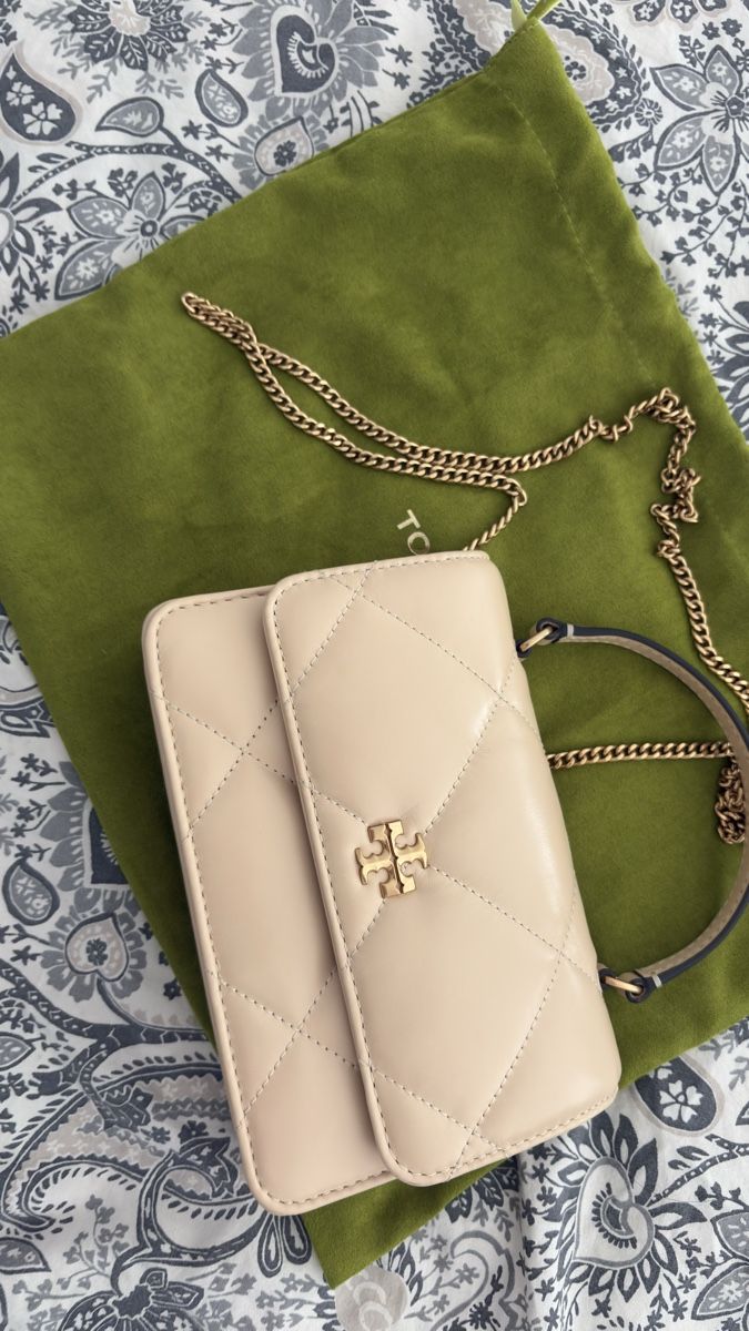 Tory Burch Borse da donna: Pochette Tory Burch beige neuve – Nuovo (secondo la descrizione) da Venthône venduto da Chacha_94