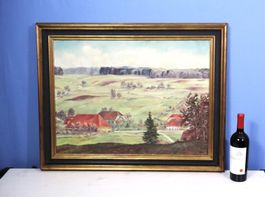 Rudolf Müller 1892-1972, Landschaftsgemälde mit Bauernhof