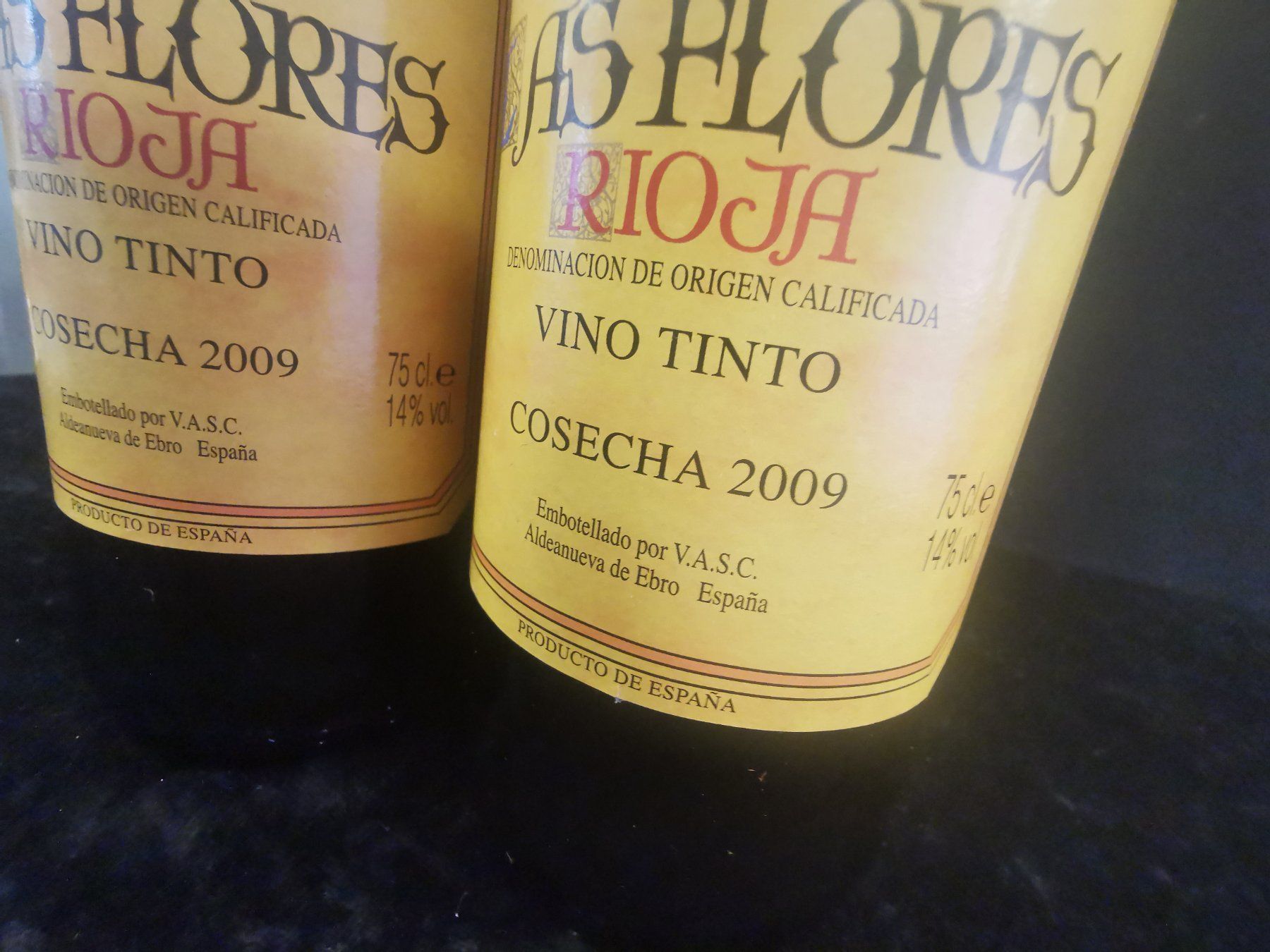 Wein: Lot de 2 LAS FLORES RIOJA 2009 – Neu (gemäss Beschreibung) aus Genève von Leboucheoreilles 3