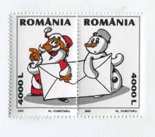 Briefmarken "Weihnachtsmann". Rumänien.