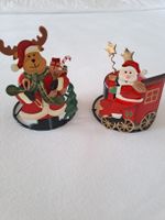 Lot de 2 photophores de Noël