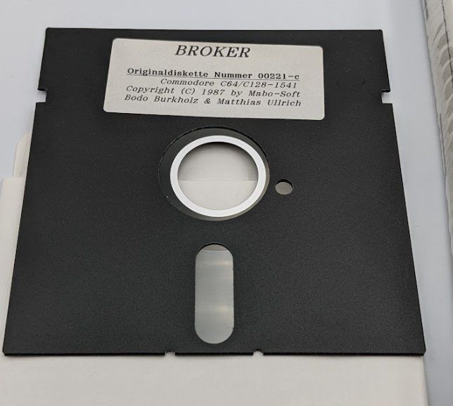 Software: Commodore C64 5.25" Game Broker mit Hülle und Anleitung – Usato da Bad Ragaz venduto da MR_BR 2