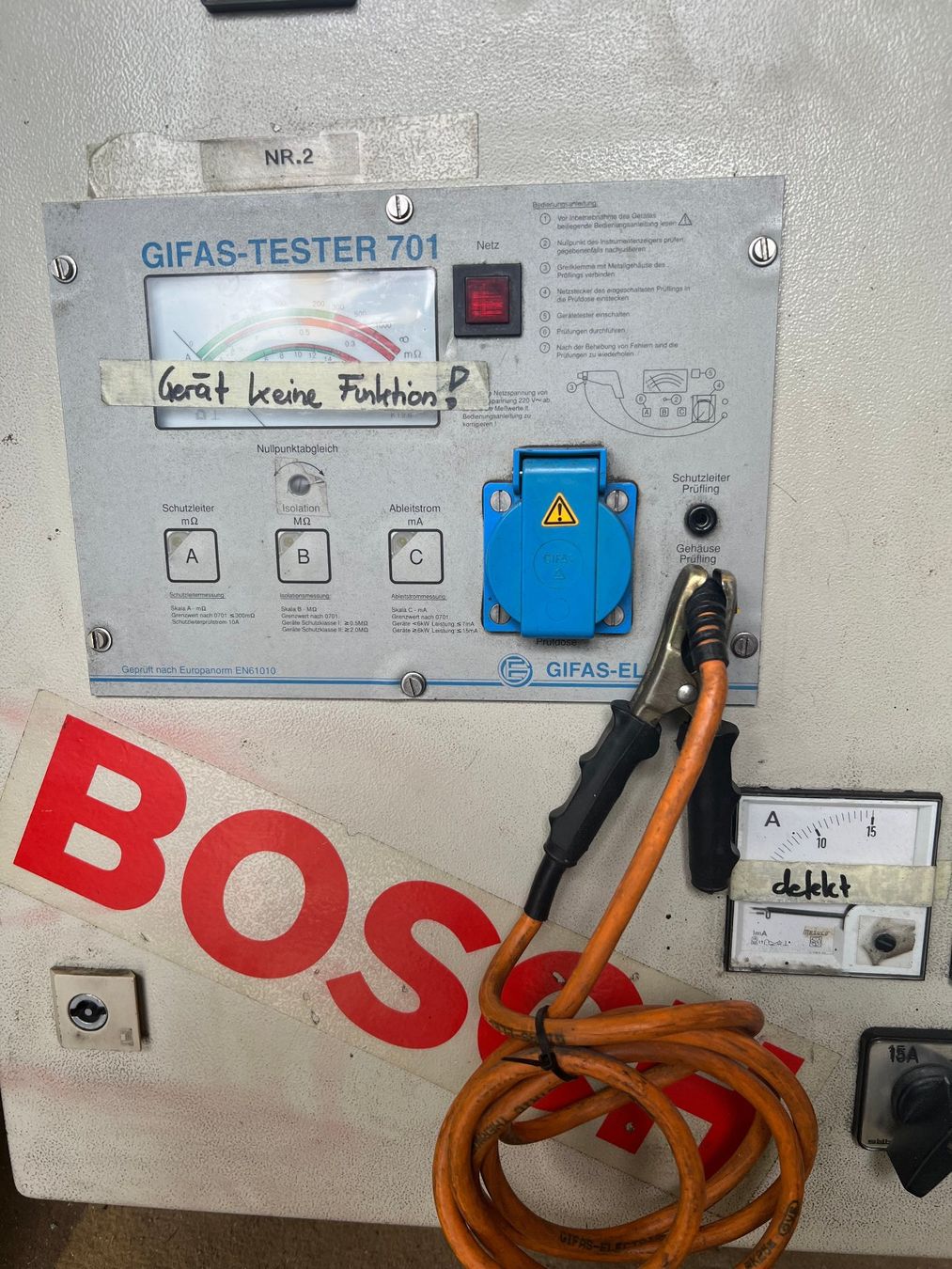 Stromzufuhr: Prüfkasten mit Regeltrafo – Gebraucht aus Gebenstorf von doci_mil 5