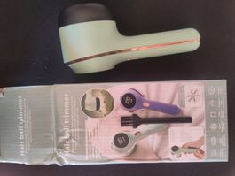 Fusselrasierer mintfarben mit LED Display - lint shaver/hai