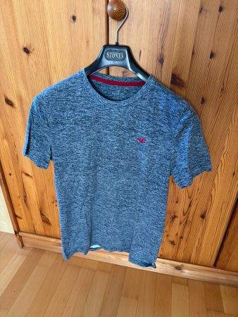Hollister T-Shirt grau meliert Herren Grösse M