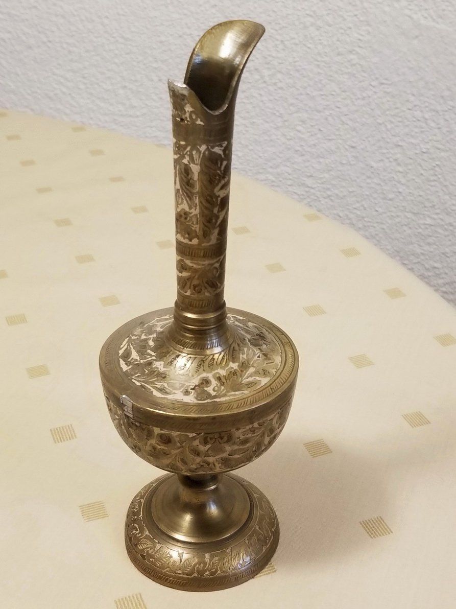 Alle Dekorationen: Indisches Messinggefäss, Krug mit Ausguss – Gebraucht aus Schwerzenbach von vimo-18 2