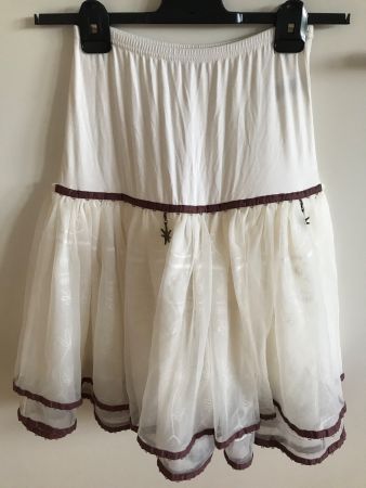 Jupe jupon MAIS IL EST OÙ LE SOLEIL, taille XS-S, écru