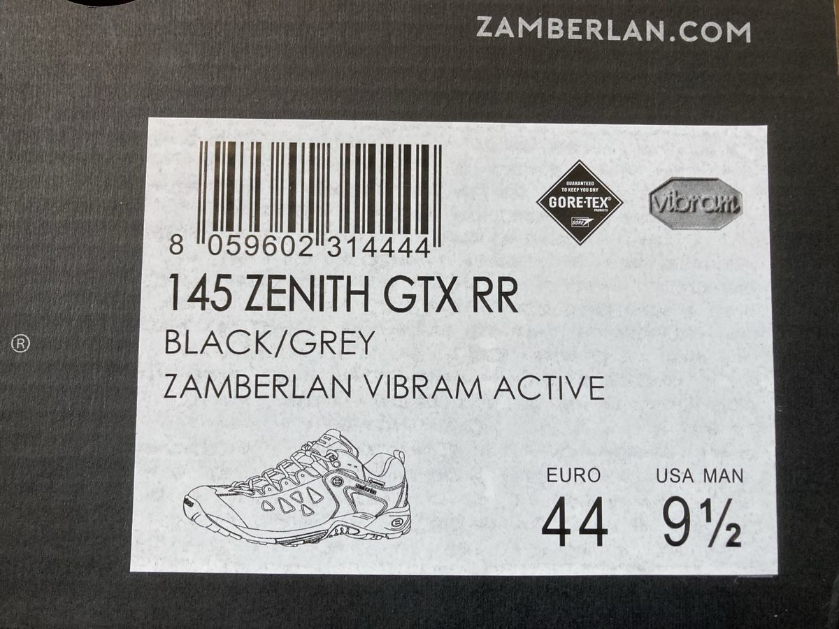 Scarpe da uomo: Zamberlan 145 zenith gtx rr vibram 44 9.5 – Nuovo e nell'imballaggio originale da FRIBOURG venduto da Boris004 2