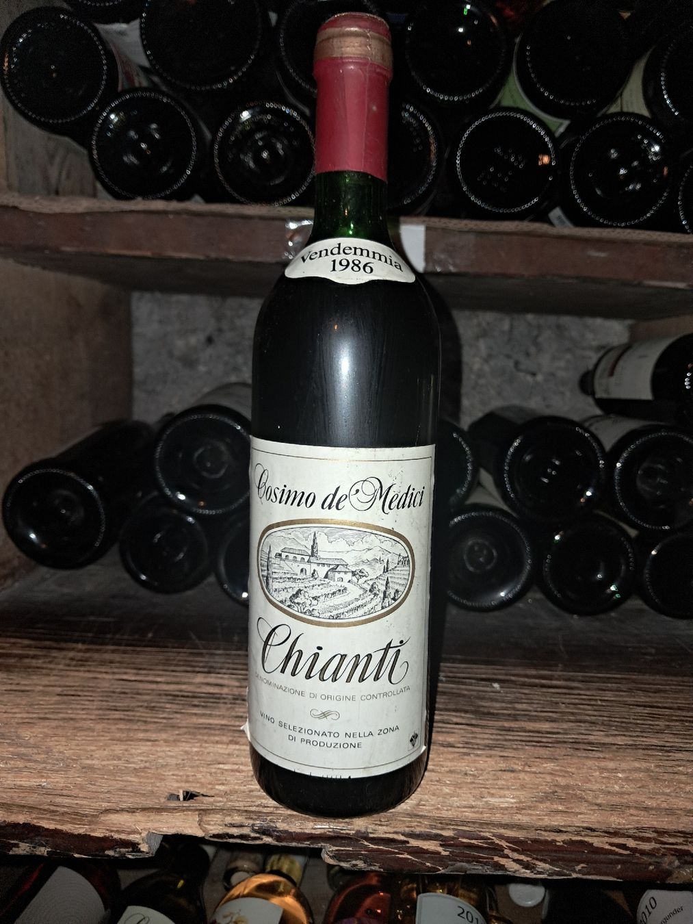 Vino: Chianti Cosimo de Medici 1986 – Nuovo e nell'imballaggio originale da Le locle venduto da juliensaran