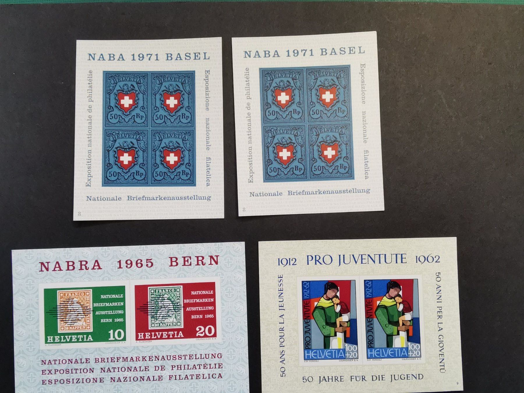 Tutti i francobolli: Pro Juventute  NABA   Blocks  1971  1962   NABRA – Usato da Rheineck venduto da kat_7gld