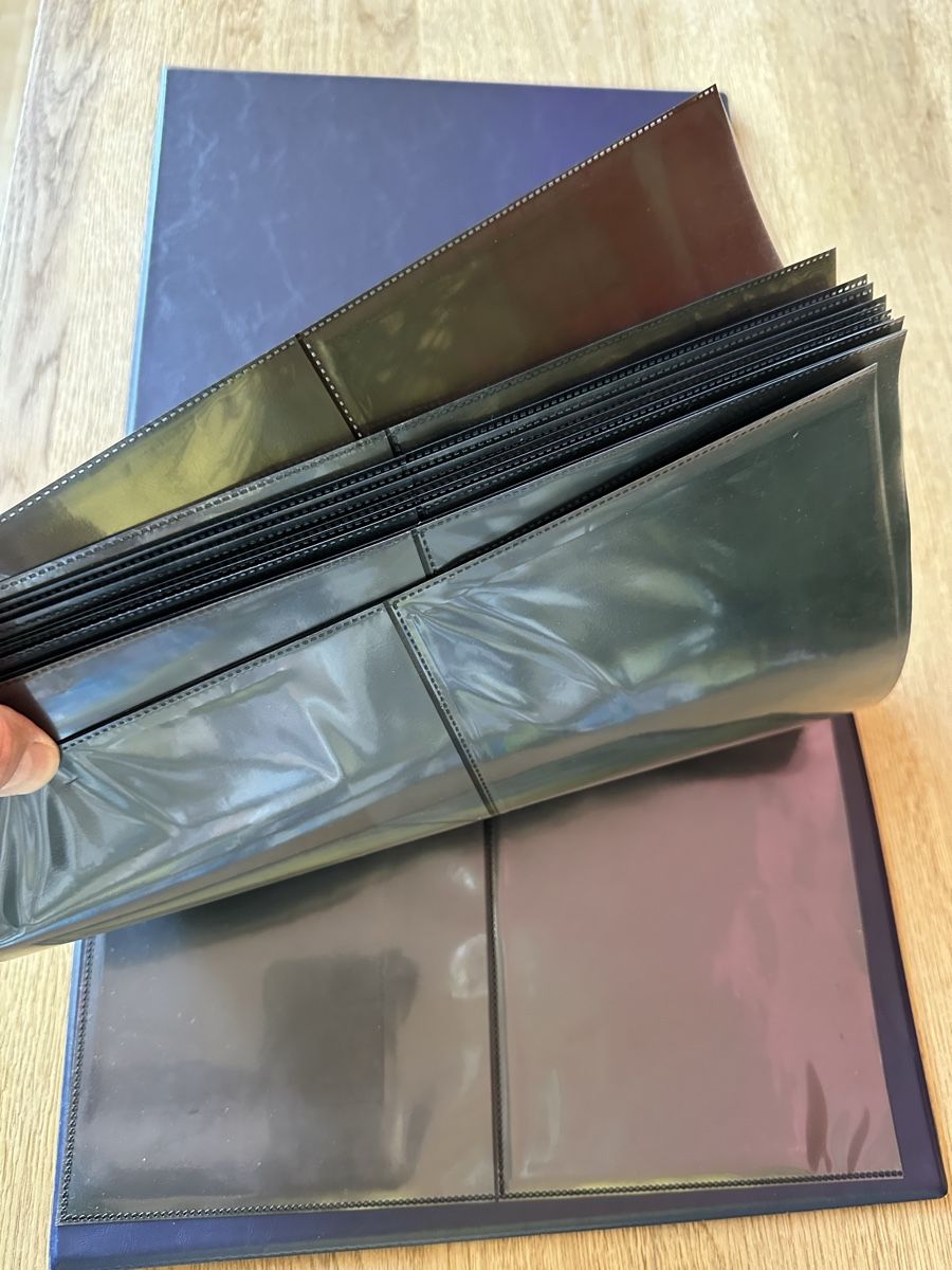 Alben: Luxus Ringbinder blau mit 14 großformatigen Einlageblätter  – Gebraucht aus Schmitten / FR von Samsara169 4
