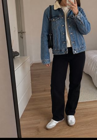 Mango Denim Jeansjacke,  Gr. XS oversized