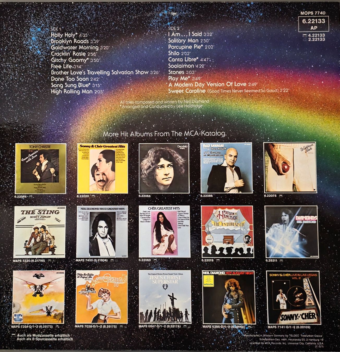 Dischi in vinile: Neil Diamond LP – 20 Super Hits – Usato da Root venduto da atelier22 1