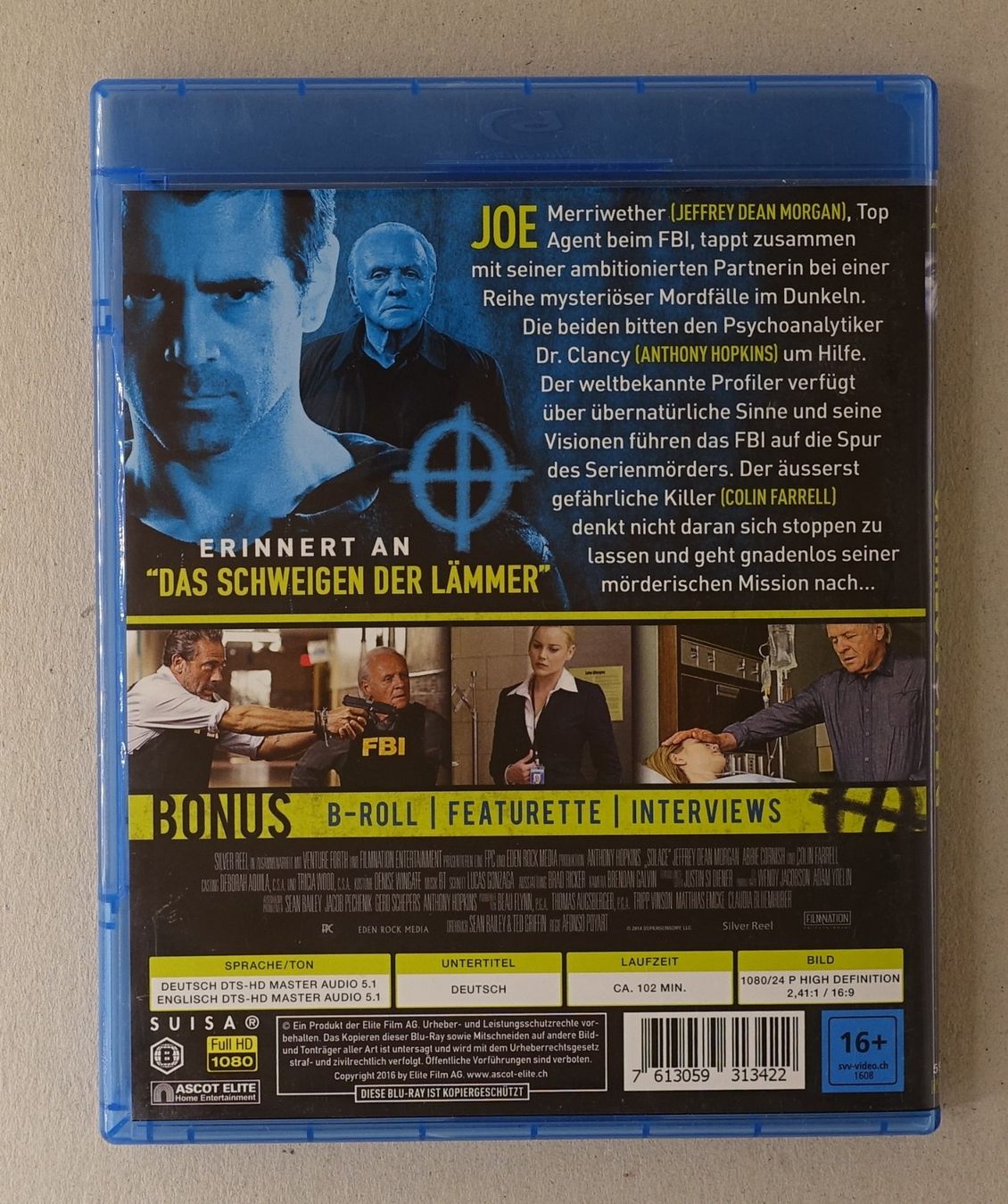 Tous les DVDs: Die Vorsehung - Solace – D'occasion à Sessa par fraenklishop 1