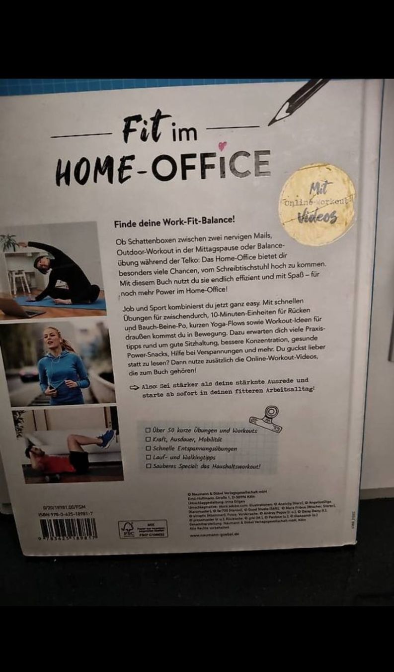 Livres: Fit im Home-Office – D'occasion à Oberbüren par Rnla3000 1