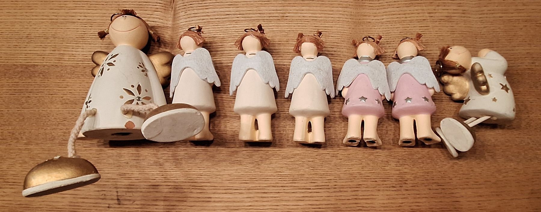Tutte le decorazioni: Set von 7 Weihnachtsengeln  – Usato da Andelfingen venduto da Kraemse 1