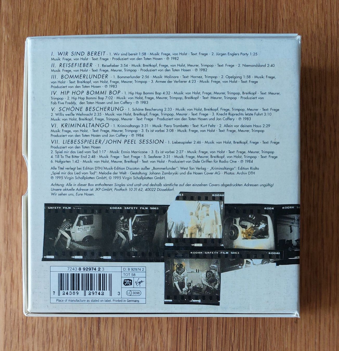 CD: Die Toten Hosen - Single Box (7 CD) – Usato da Küsnacht ZH venduto da MADZH 1