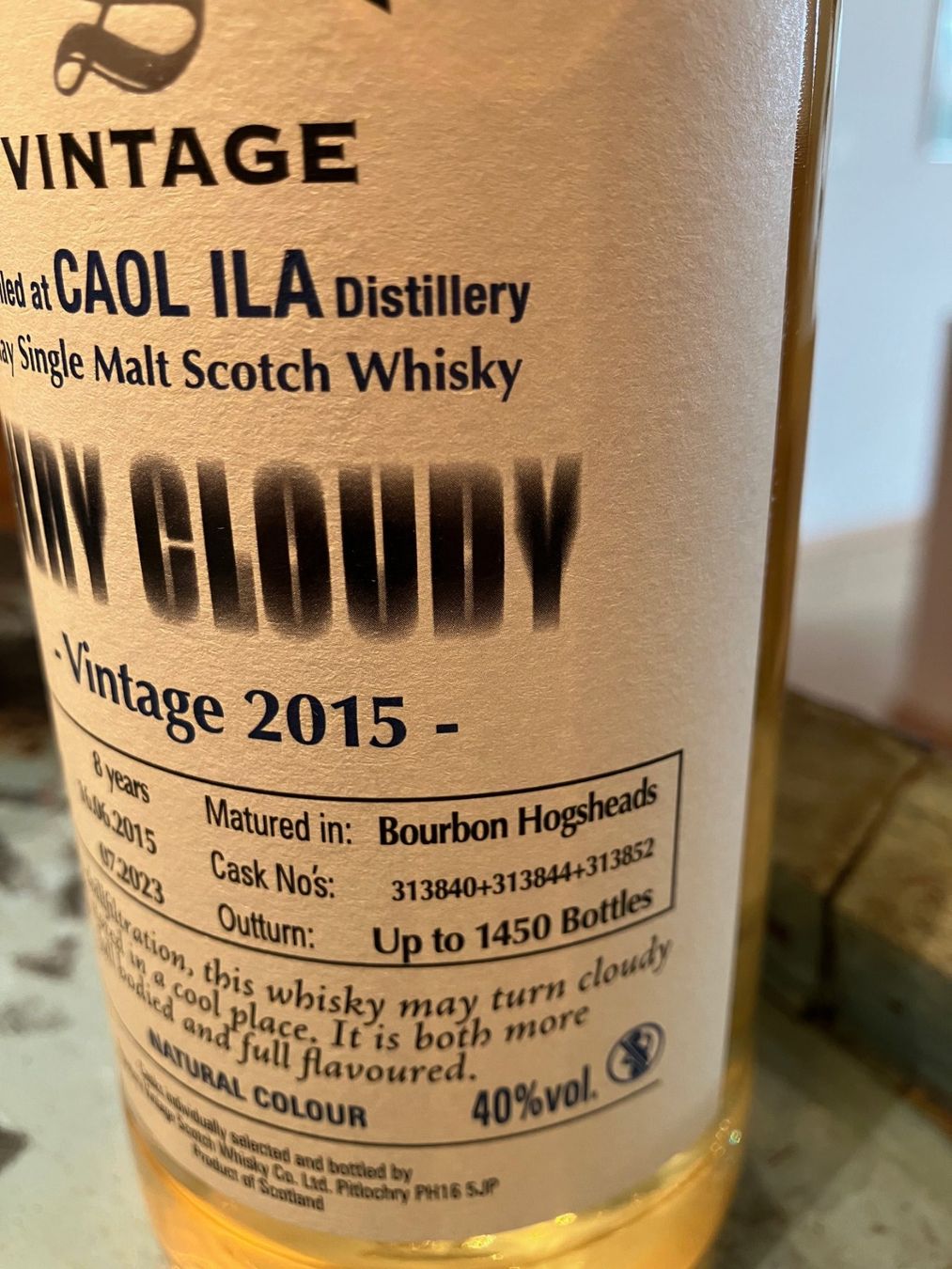 Caol Ila Spirituosen: Caol Ila Signatory Very Cloudy 8 Years 2015 – Neu und originalverpackt aus Aarwangen von concorde58 3