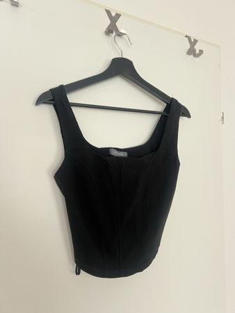Schwarz Korsett Top Grösse 38 Primark guter Zustand