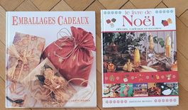 Livres bricolages, beaux emballages, décors de Noël