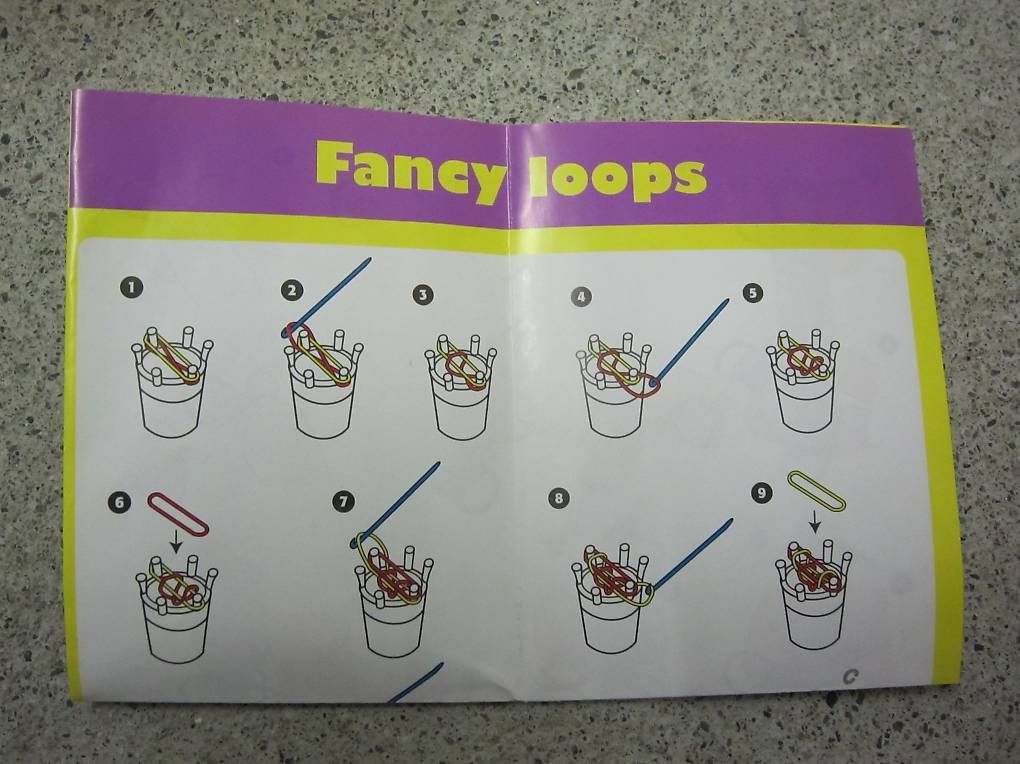 Kit bricolage: Looms Gummibänder / Fancy Loops – Usato da Steinhausen venduto da ladisci 2