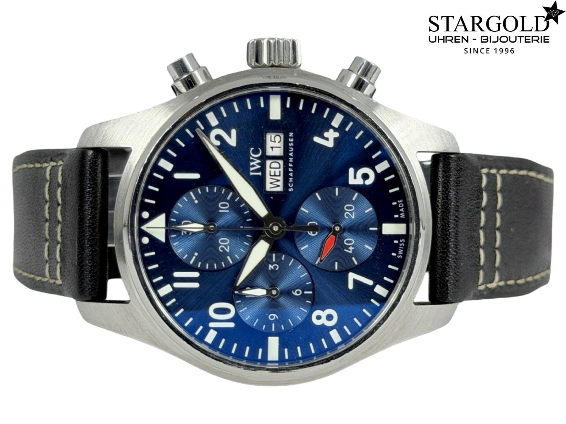 IWC Uhren: IWC Fliegeruhr Chronograph - IW388101 – Gebraucht aus Zürich von Stargold-Uhren 3