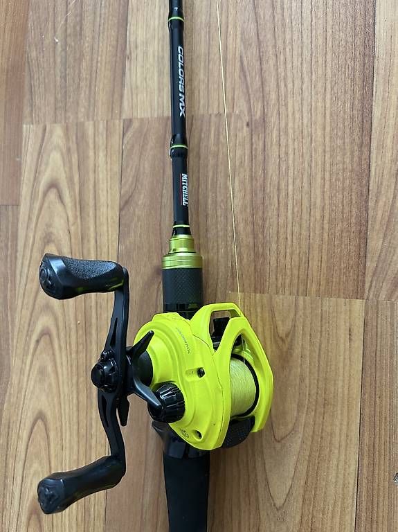 Canne da pesca: Canne Casting Mitchell Colors mix – Nuovo (secondo la descrizione) da Lavigny venduto da bassposaune78 1