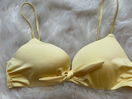 Sommerlicher Bikini Top, Gelb, Gr. S/M, Neuwertig!