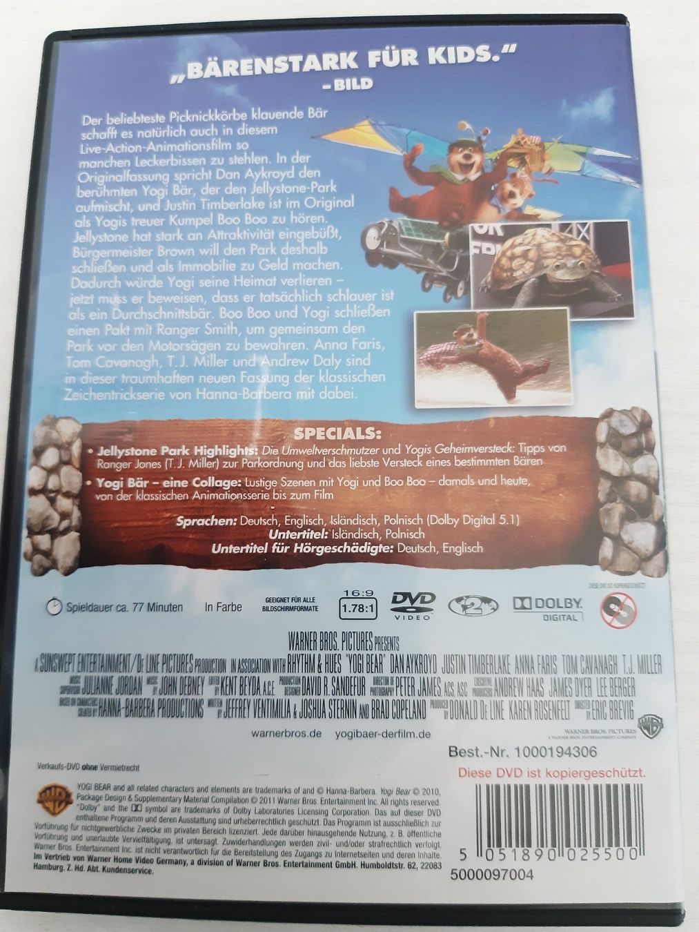 Tutti i DVDs: Yogi Bär von Warner Bros. – Usato da Domat-Ems venduto da nugipuff 1