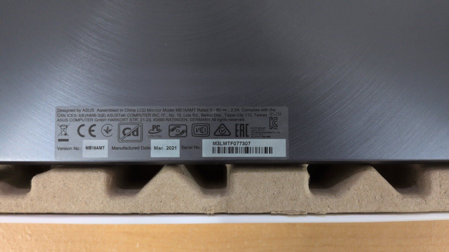 Asus Monitore: ASUS ZenScreen Touch MB16AMT – Gebraucht aus Schachen LU von Hampfiplier 4