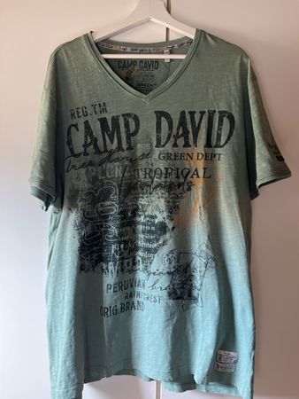 CAMP DAVID Herren T-Shirt V-Ausschnitt Grösse XXXL 