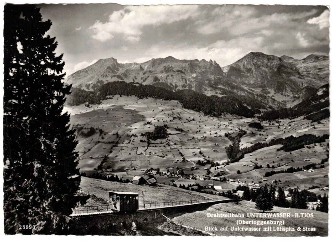 Cartoline postali: Unterwasser - Standseilbahn Iltios – Usato da Binningen venduto da Mountainrider