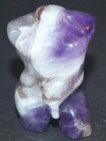 Deko - Heilstein A-314 – Torso – Amethyst – ca. 3,5 cm