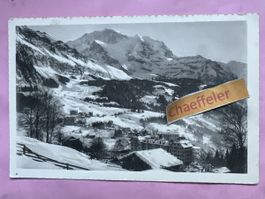 1912 Wengen und die Jungfrau.