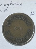 Altes LÖWENBRÄU ZÜRICH 2 Rp. Bons, Stuck 836, (I2)