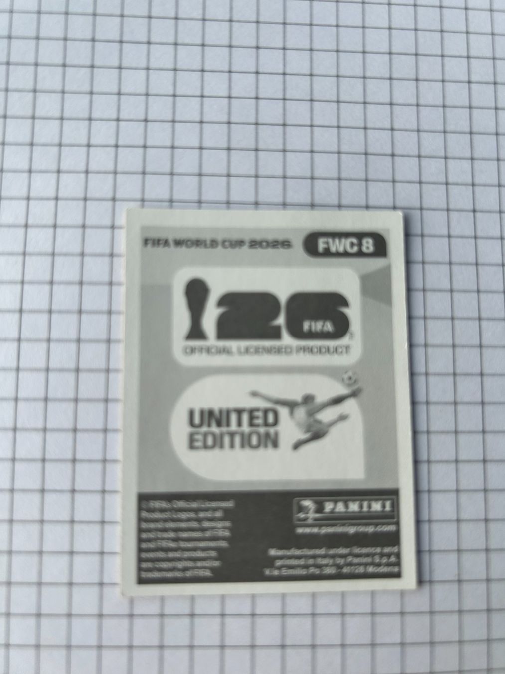 Panini Sammelbilder & Trading cards: Panini FIFA World Cup 2026 - FWC 8 – Gebraucht aus Zumikon von meter03 1