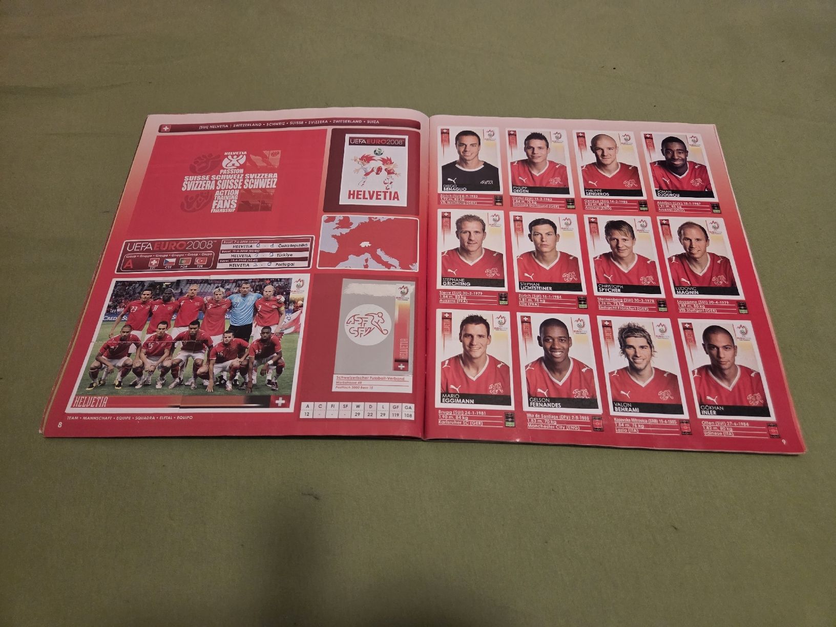 Panini Album: Panini Album EM 2008 komplett mit Poster – Usato da Embrach venduto da MamaSantos 3
