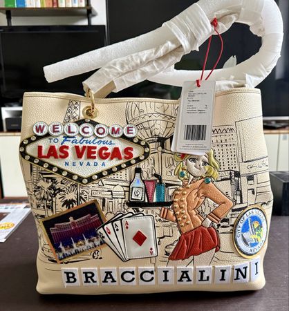 Braccialini “Cartoline” – LAS VEGAS – NUOVA con cartellino