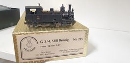 Ferro Suisse SBB G3/4  Brünig Dampflok H0m