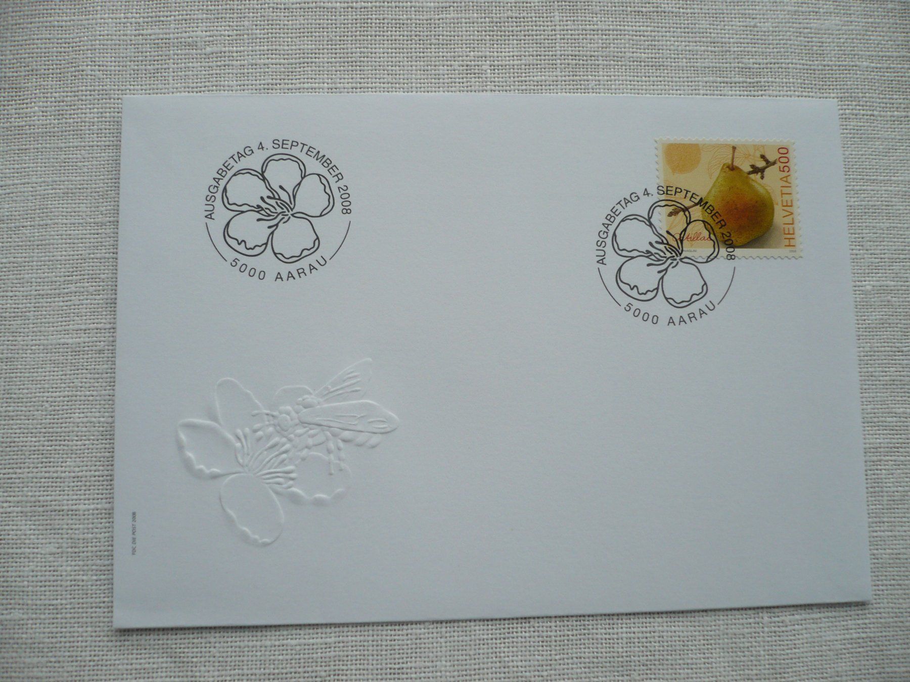 Tous les timbres: 2008 FDC Birne SBK 1283 – D'occasion à Zürich par saltandpepper008